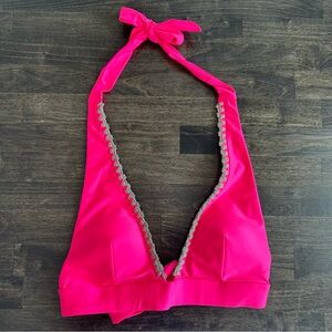 Milly Carvico Crochet Trim Stitch Bikini Top - Size M